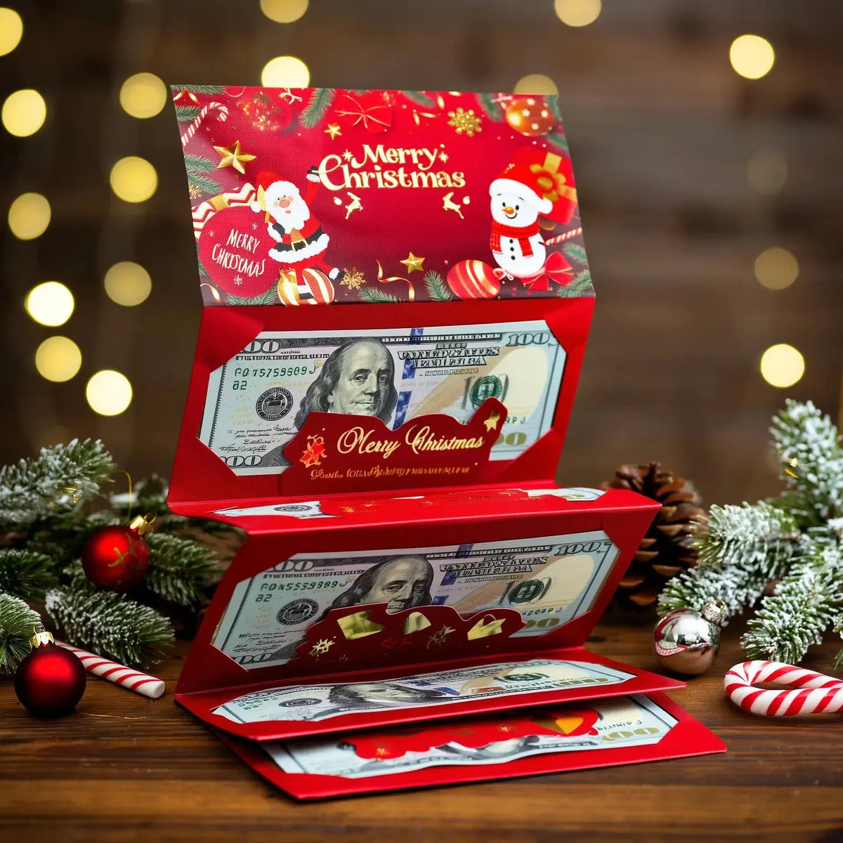 Money Envelopes Festive Cartoon Set of 2