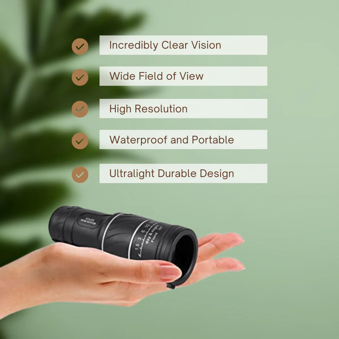 Monocular Compact Multi-Coated Optics Weatherproof & Anti-Fog