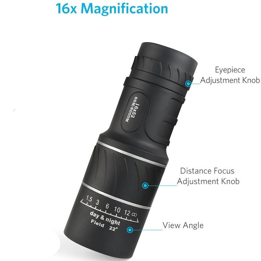 Monocular Compact Multi-Coated Optics Weatherproof & Anti-Fog