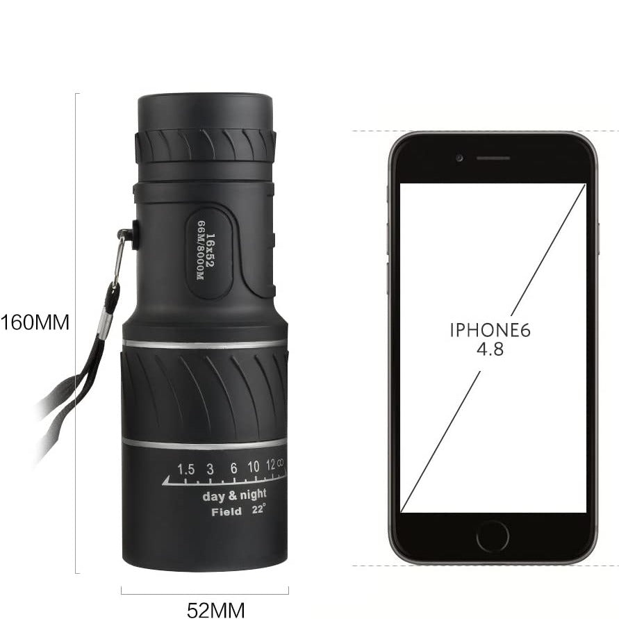 Monocular Compact Multi-Coated Optics Weatherproof & Anti-Fog