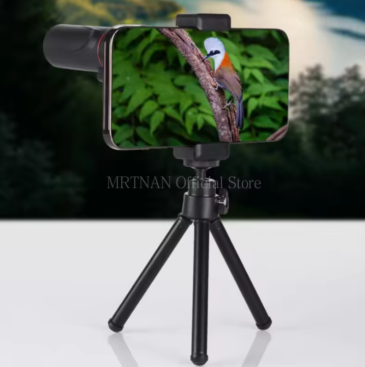 Monocular Telescope 2000x25 HD Pocket-Sized Phone Mount