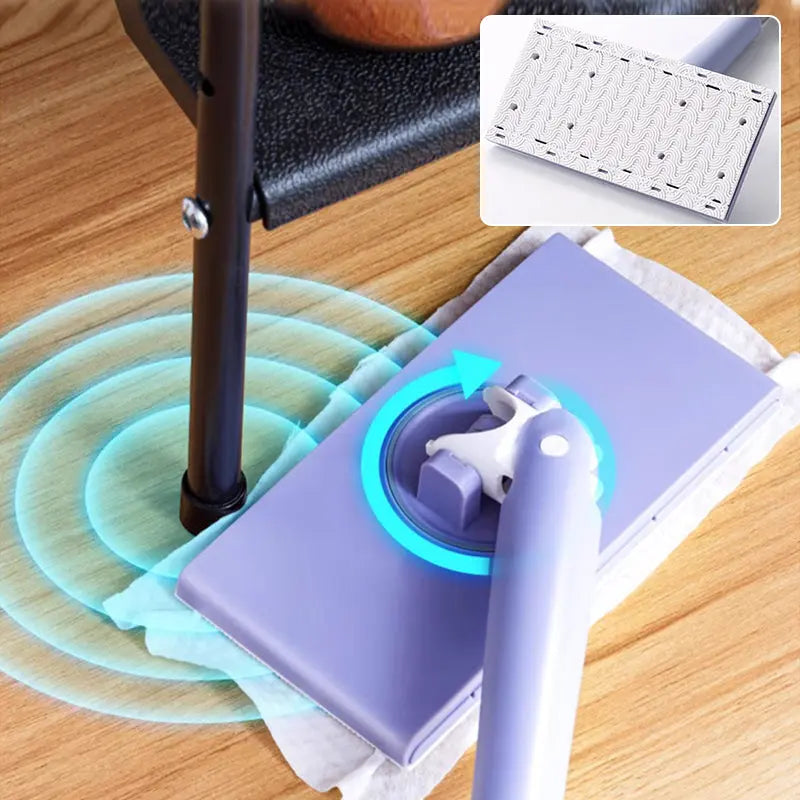 Mop Hands-Free Wet-Wipe Compatible 71cm Reach