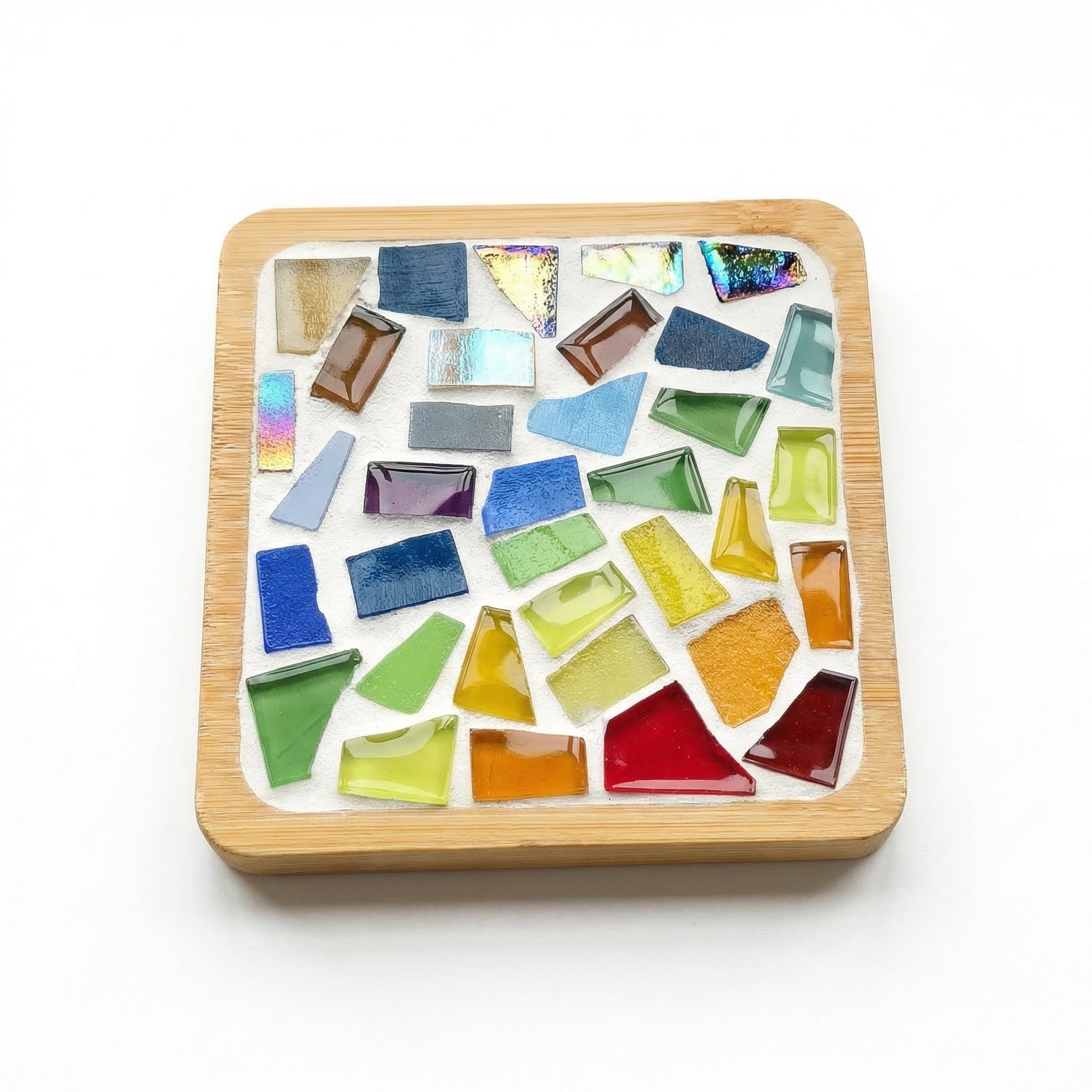 Mosaic Coaster Kit Tiles & Bases 12 Designs