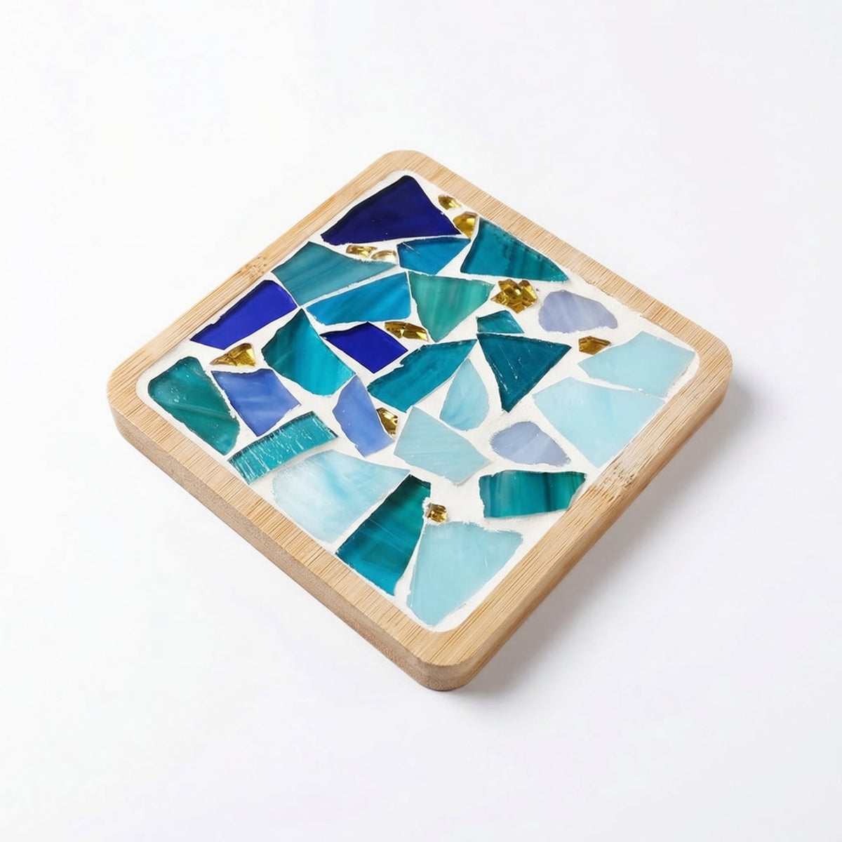 Mosaic Coaster Kit Tiles & Bases 12 Designs