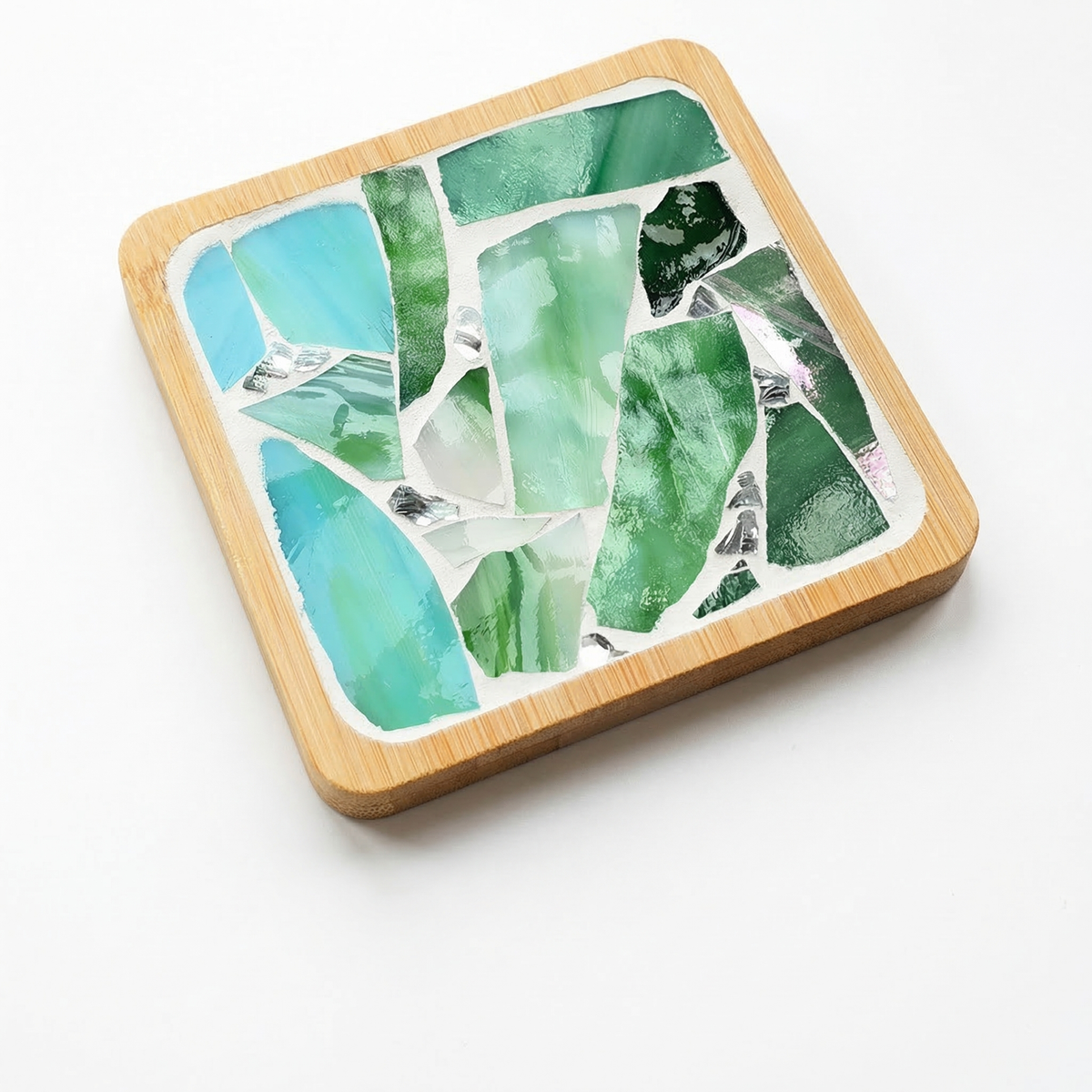 Mosaic Coaster Kit Tiles & Bases 12 Designs