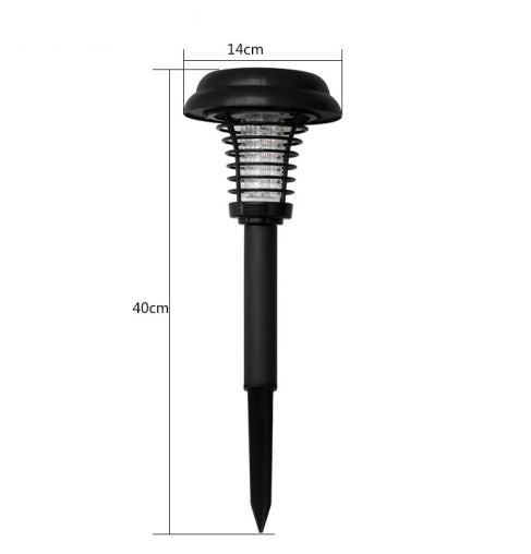 Mosquito Lamp Solar-Powered Auto Dusk Weatherproof