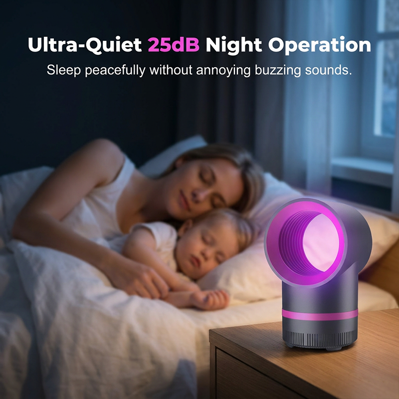 Mosquito Trap 360° Suction Chemical-Free USB-Powered