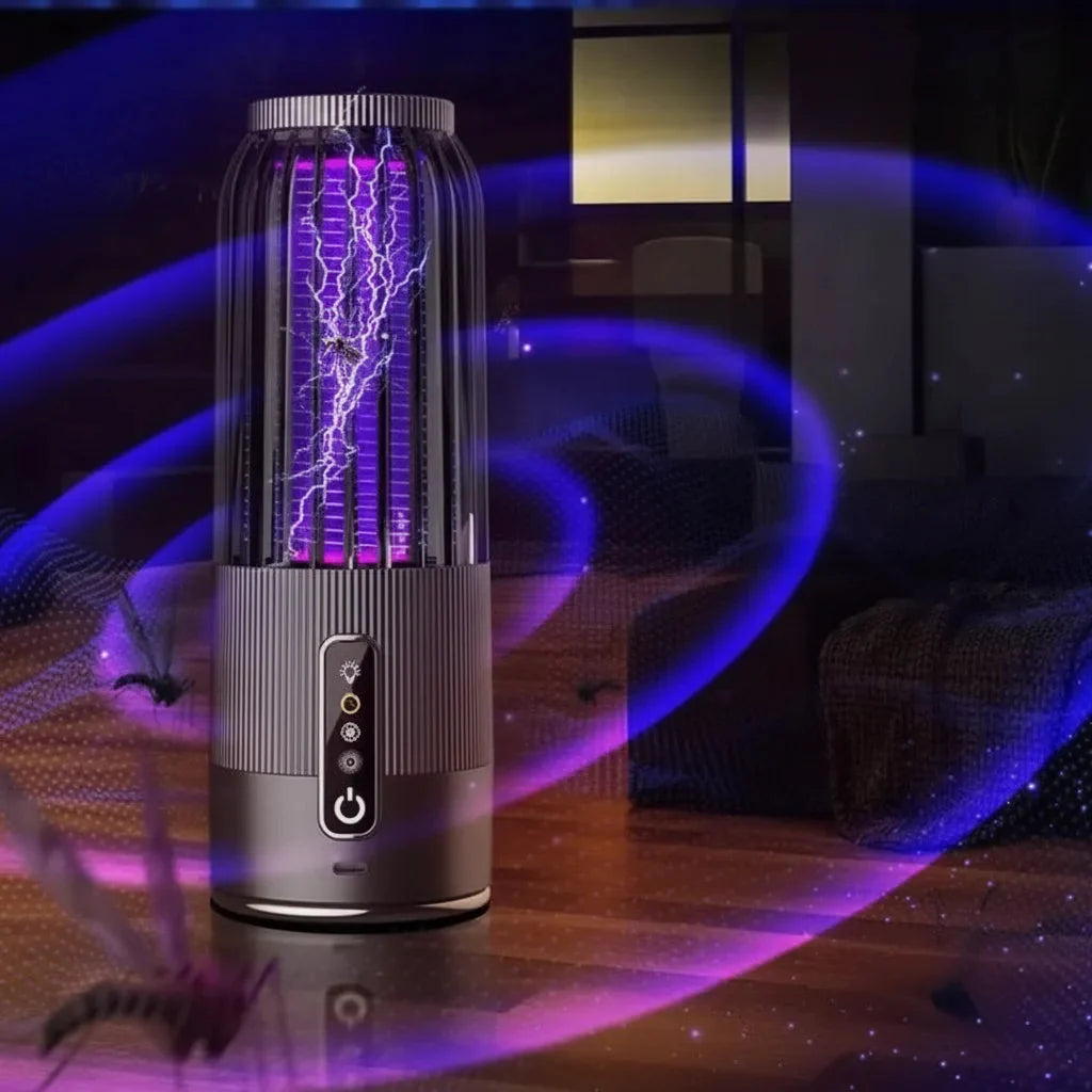 Mosquito Trap Rechargeable UV Zapper 360° Coverage