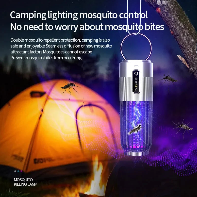 Mosquito Trap UV Light & Electric Grid Rechargeable