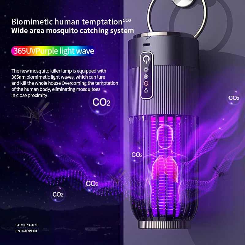 Mosquito Trap UV Light & Electric Grid Rechargeable