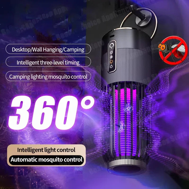 Mosquito Trap UV Light & Electric Grid Rechargeable