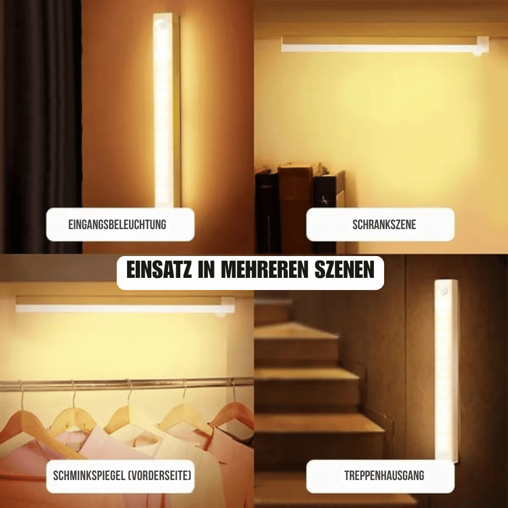 Motion Sensor LED Light USB Rechargeable Magnetic Mount