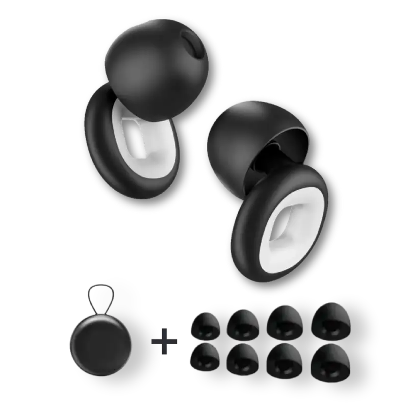 Motorcycle Earplugs Silicone Wind-Noise Reduction Comfortable Fit