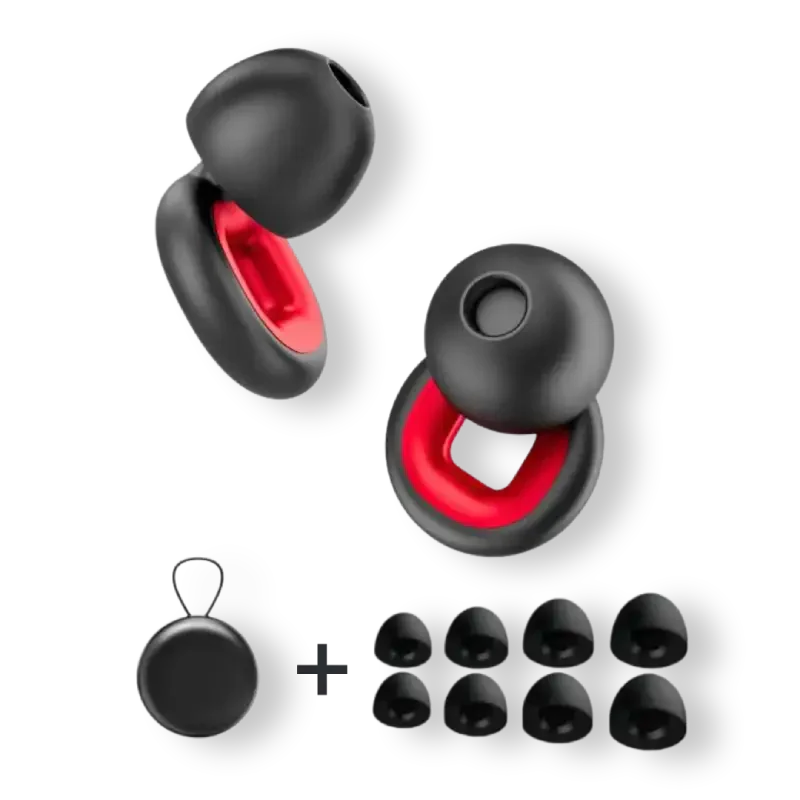 Motorcycle Earplugs Silicone Wind-Noise Reduction Comfortable Fit