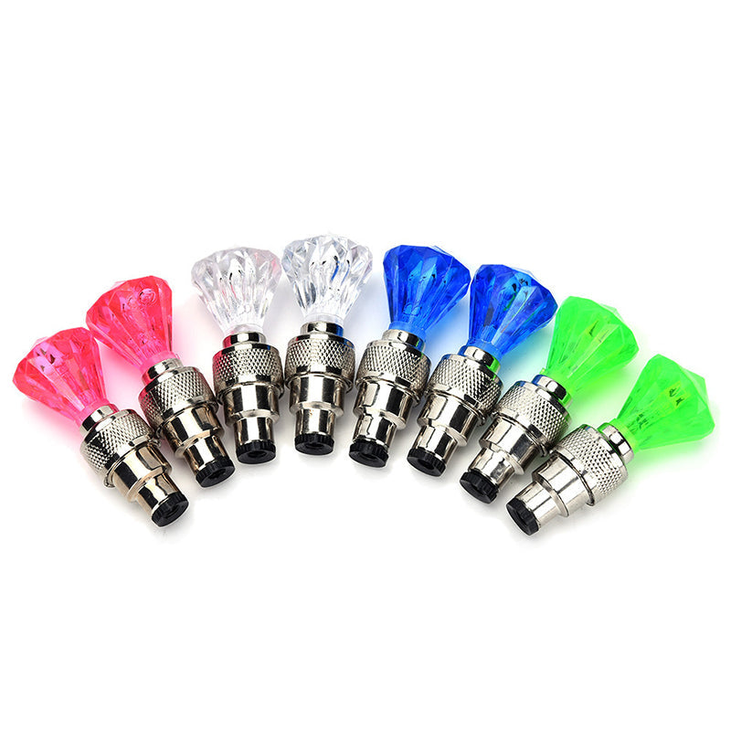 Motorcycle Valve Caps Motion-Sensing LED Waterproof Tool-Free Installation