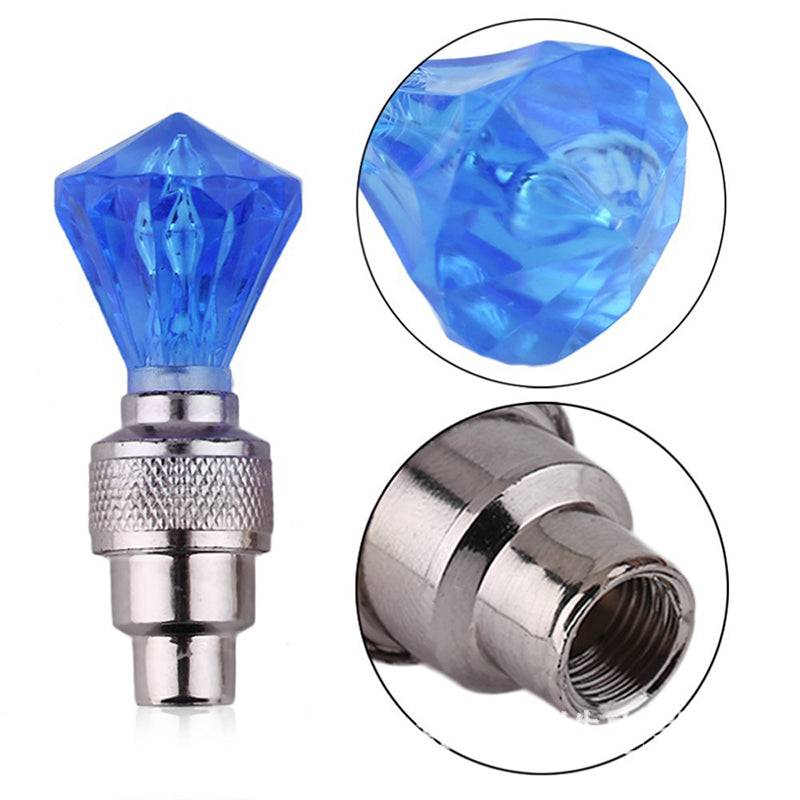 Motorcycle Valve Caps Motion-Sensing LED Waterproof Tool-Free Installation
