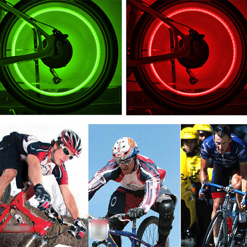 Motorcycle Valve Caps Motion-Sensing LED Waterproof Tool-Free Installation