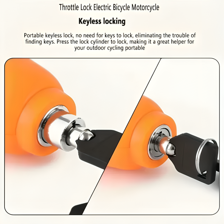 Motorcycle Wheel Lock Quick-Release & Tool-Free Anti-Theft