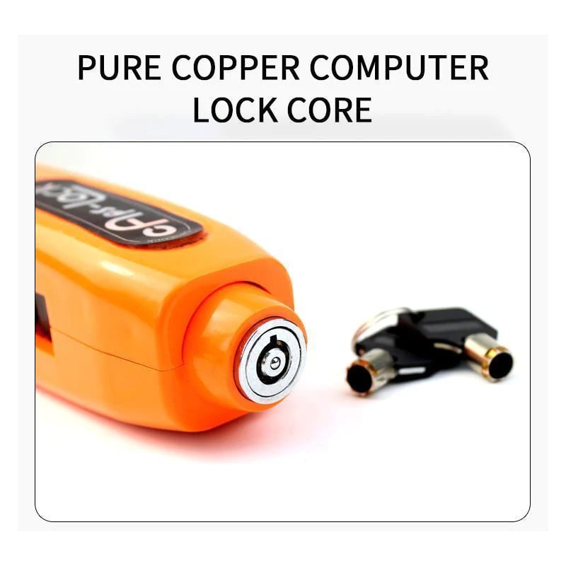 Motorcycle Wheel Lock Quick-Release & Tool-Free Anti-Theft