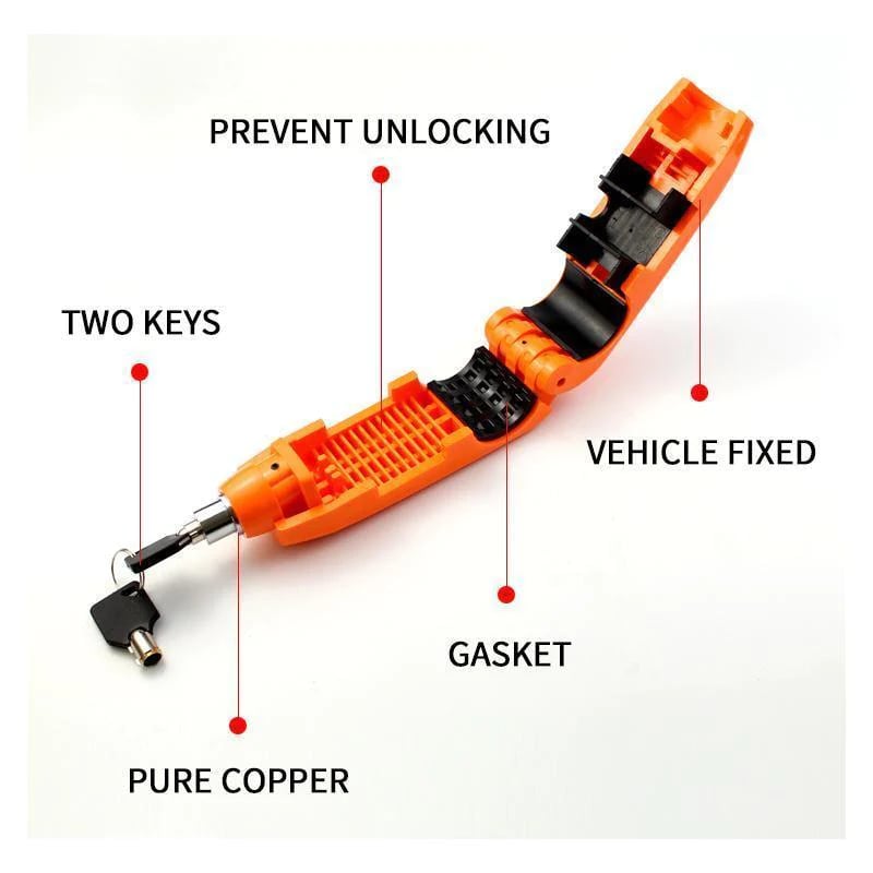 Motorcycle Wheel Lock Quick-Release & Tool-Free Anti-Theft