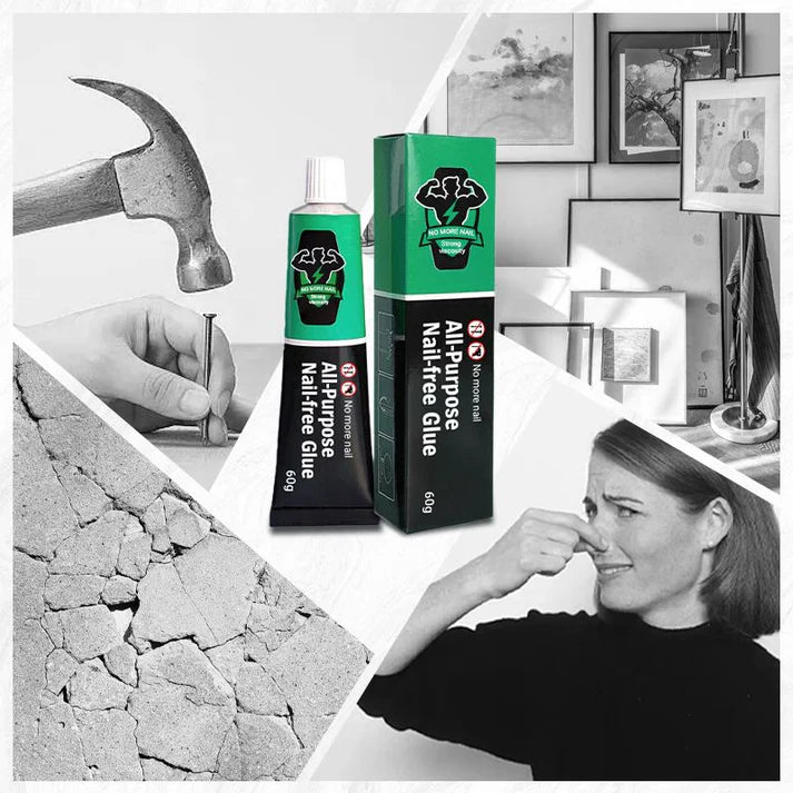 Mounting Adhesive Nail-Free & No-Drill Waterproof 2-Pack