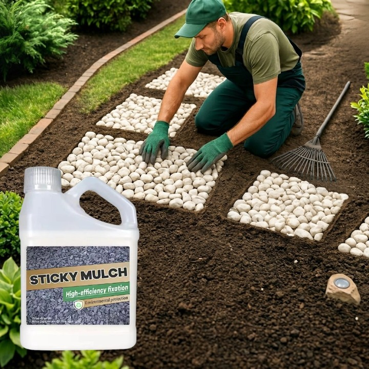 Mulch & Gravel Adhesive Water-Based Weatherproof