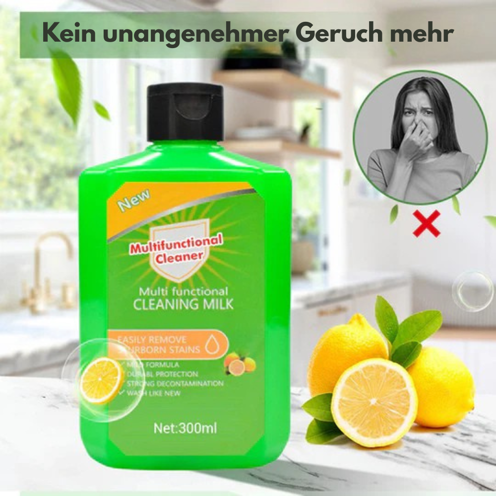 Multi-Surface Cleaner Grease-Removing Mild Formula & Lemon Scent 300 ml