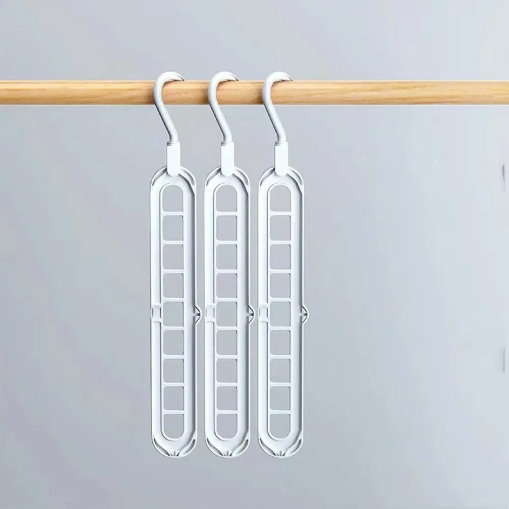 Multi-Tier Closet Hanger Space-Saving Holds 9 Garments