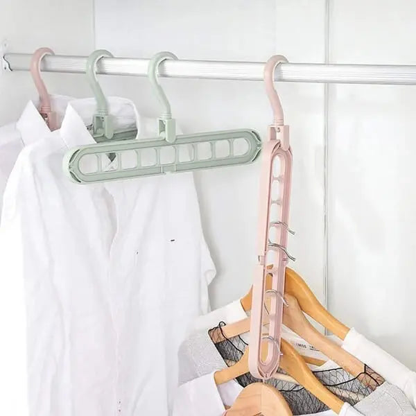 Multi-Tier Closet Hanger Space-Saving Holds 9 Garments