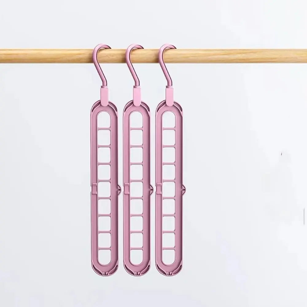 Multi-Tier Closet Hanger Space-Saving Holds 9 Garments