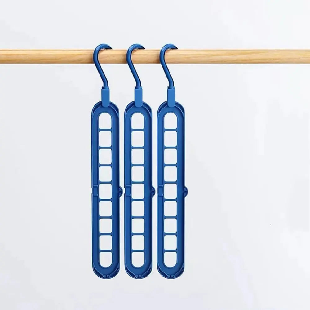 Multi-Tier Closet Hanger Space-Saving Holds 9 Garments