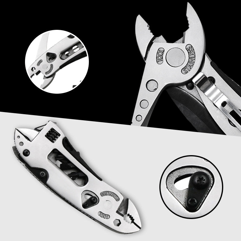 Multifunction Pliers Stainless Steel & Ergonomic Grip Locking Mechanism