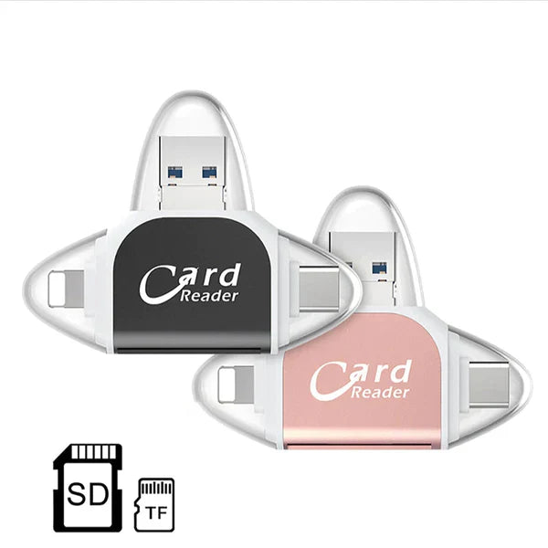 Multiport Card Reader USB-C USB-A Lightning SD & MicroSD