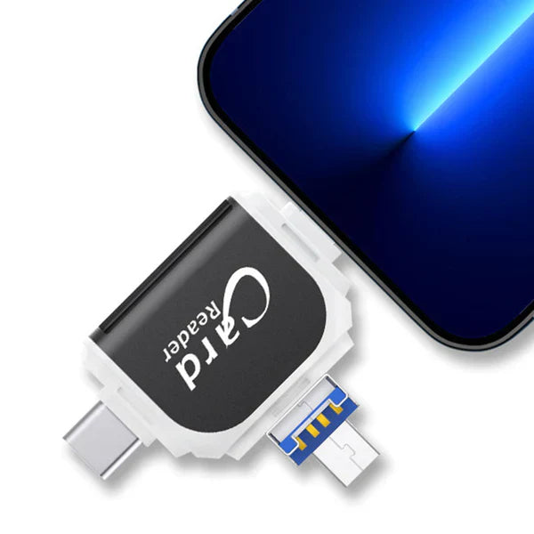 Multiport Card Reader USB-C USB-A Lightning SD & MicroSD