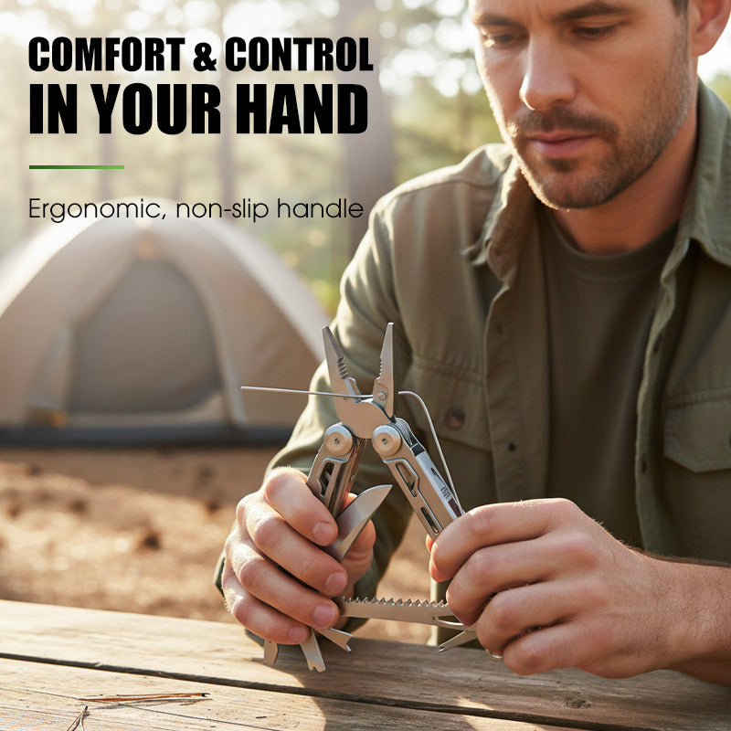 Multitool 12-In-1 Foldable Stainless Steel