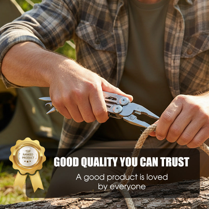 Multitool 12-In-1 Foldable Stainless Steel
