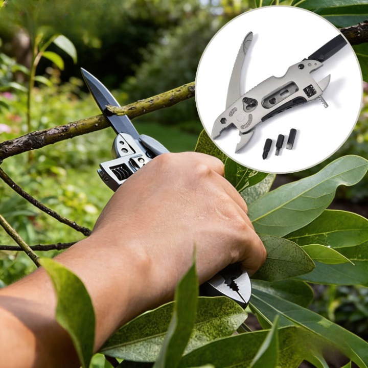 Multitool Pliers Stainless Steel Ergonomic Handle Locking System