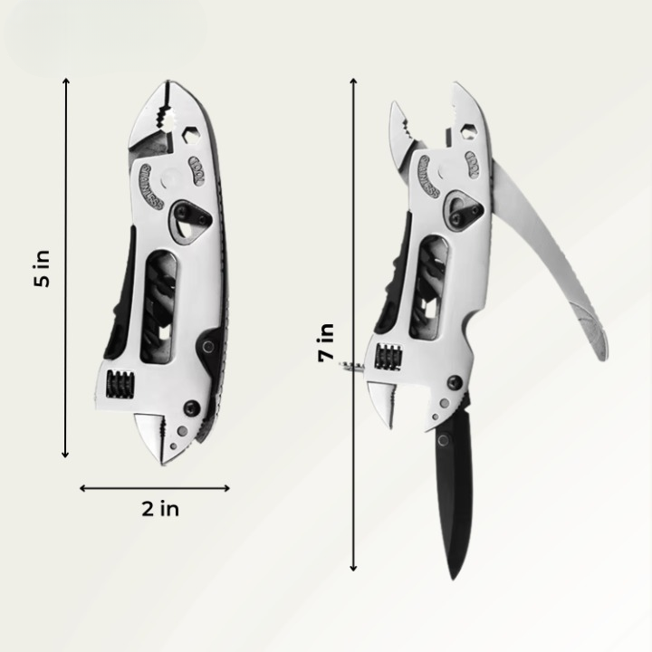 Multitool Pliers Stainless Steel Ergonomic Handle Locking System