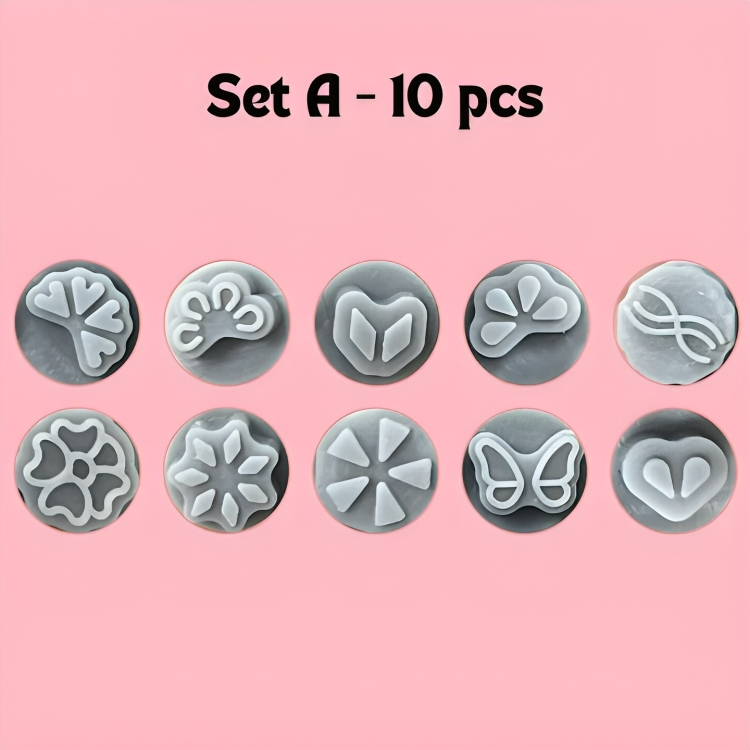 Nail Art Stamp Pen Interchangeable Patterns & One-Press