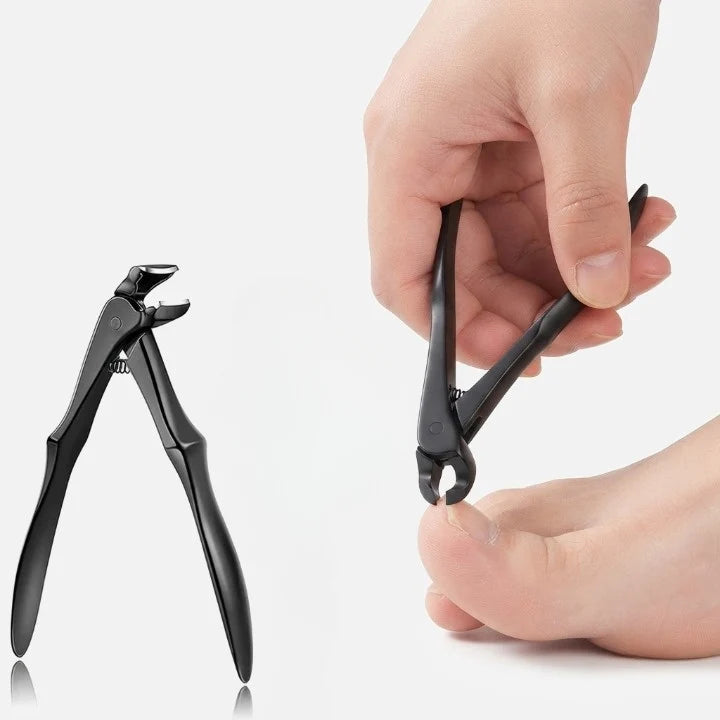 Nail Clipper Long Handle Angled Head Stainless Steel
