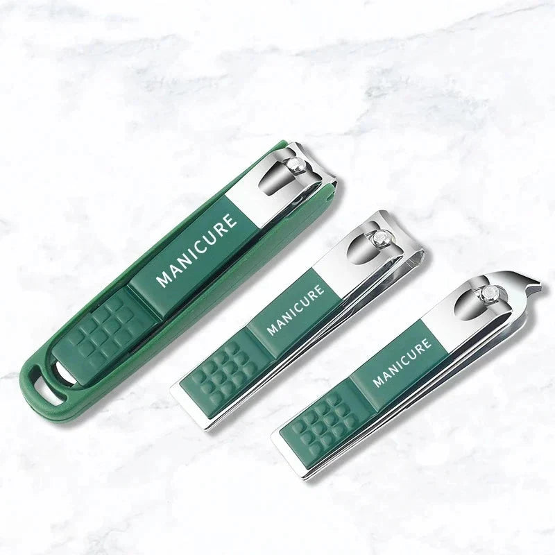 Nail Clipper Set Anti-Splash Stainless Steel Set of 3
