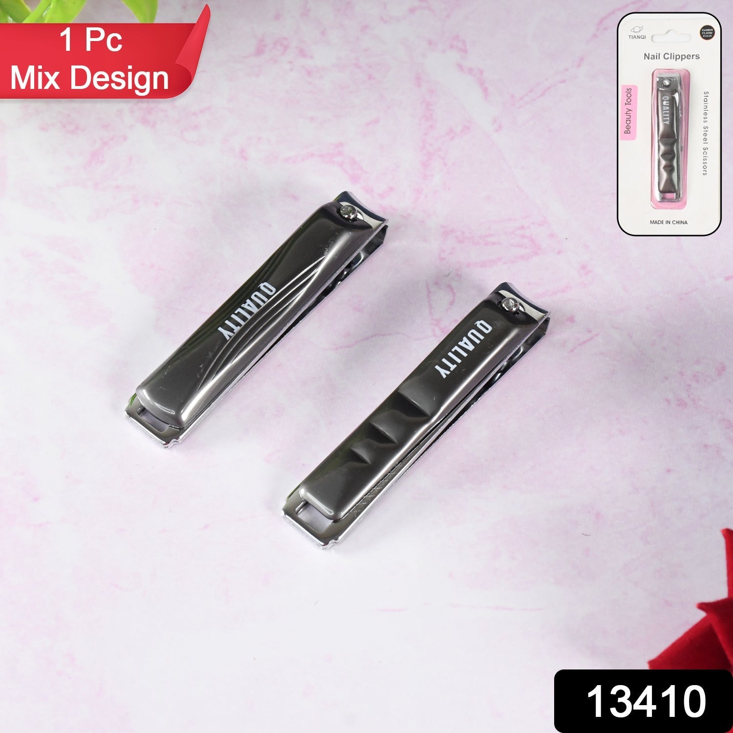 Nail Clipper Stainless Steel Foldable Integrated File