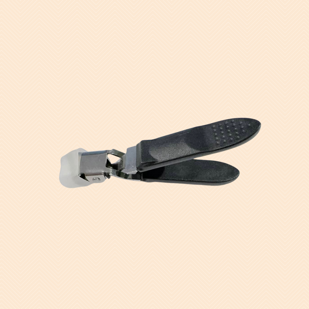 Nail Clippers Angled Stainless Steel Blade & Collection Tray