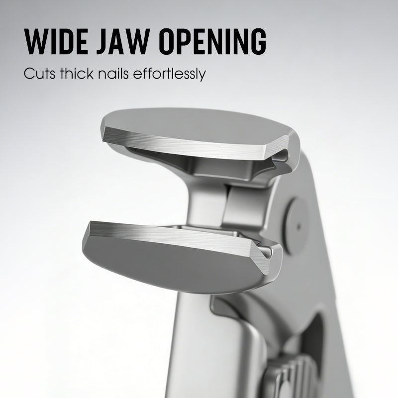 Nail Clippers Stainless Steel Long Handle & Nail Collector