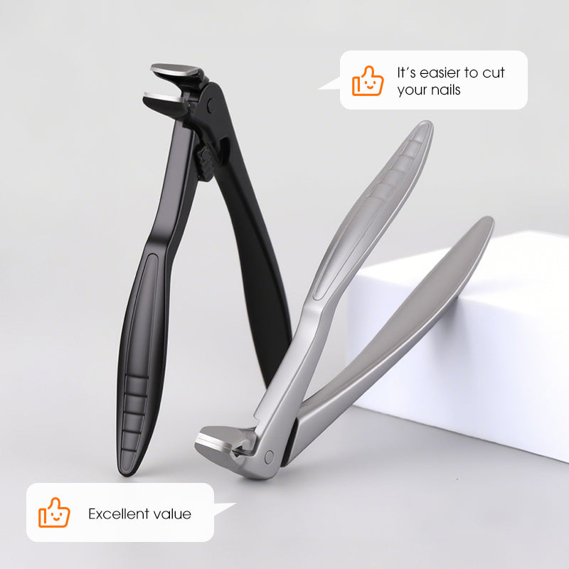 Nail Clippers Stainless Steel Long Handle & Nail Collector