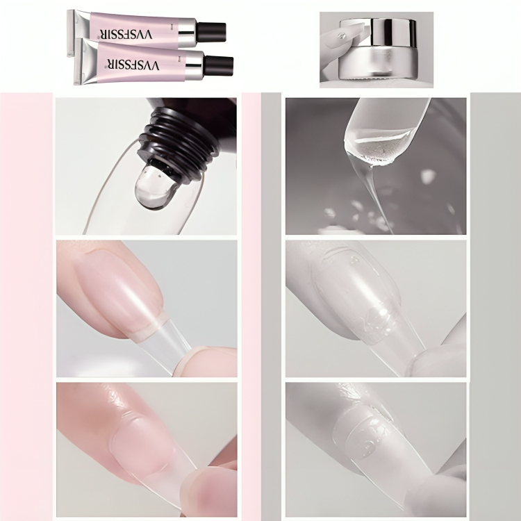 Nail Glue Gel Strong Long-Lasting Set of 2
