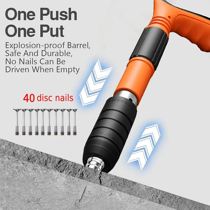 Nail Gun Lightweight 4 Power Levels & Depth Control