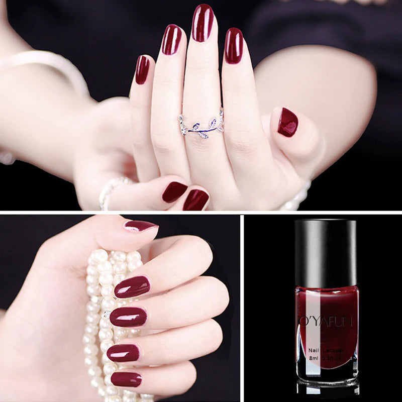Nail Polish Water-Based Peel-Off Long-Lasting 9ml