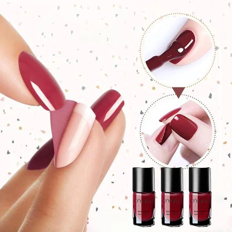 Nail Polish Water-Based Peel-Off Long-Lasting 9ml