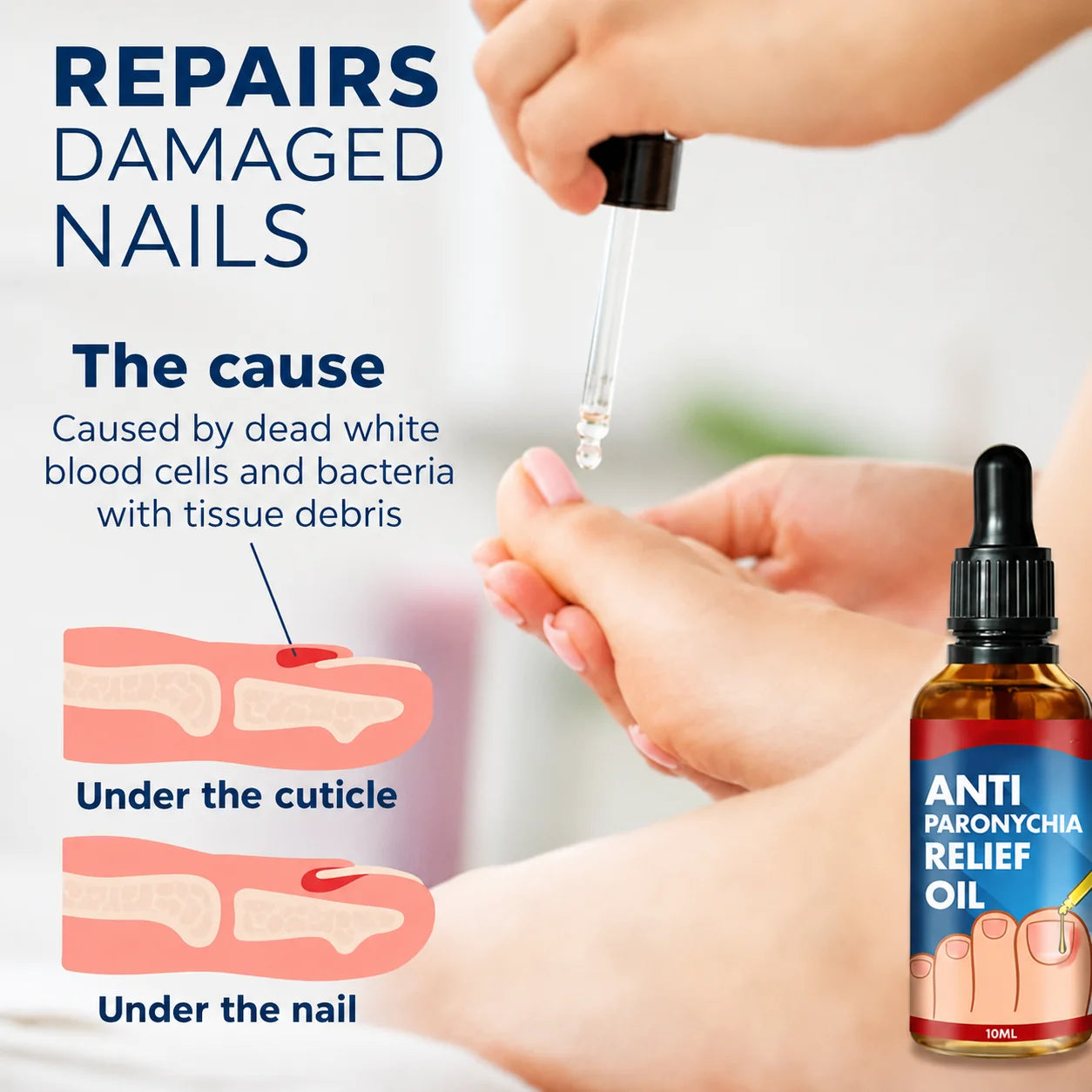 Nail Repair Serum Regenerating Strengthening 10ml Dropper
